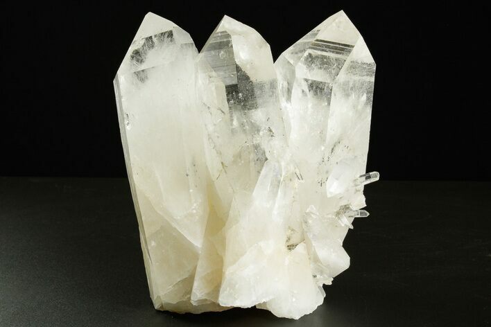 Clear Quartz Crystal Cluster - Colombia #368474